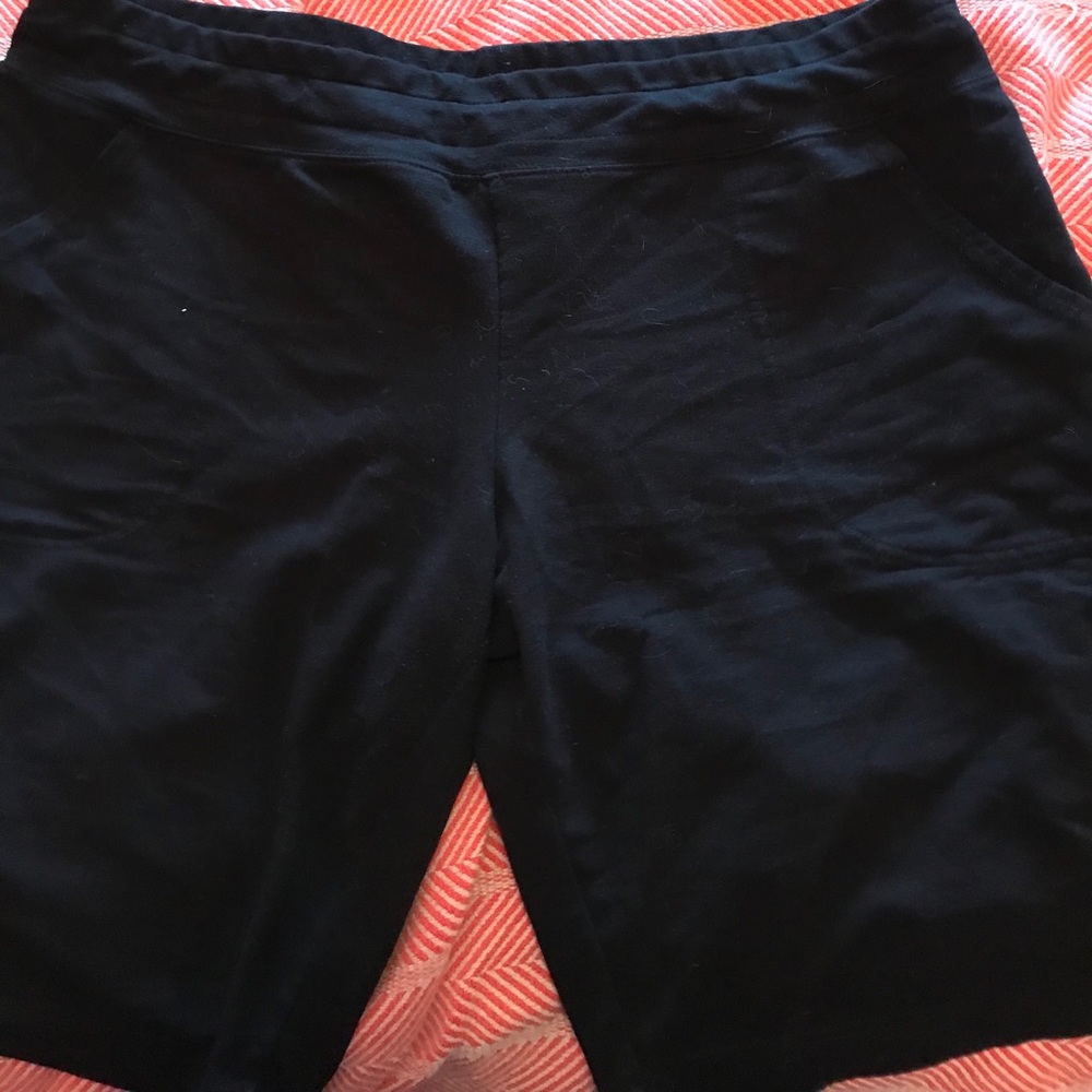 BLACK DANSKIN SHORTS